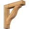 Ekena Millwork Funston Block Rough Sawn Bracket w/ Offset Brace, Western Red Cedar, 8"W x 38"D x 38"H BKT0806X38X38FST05RWR - alternate 1